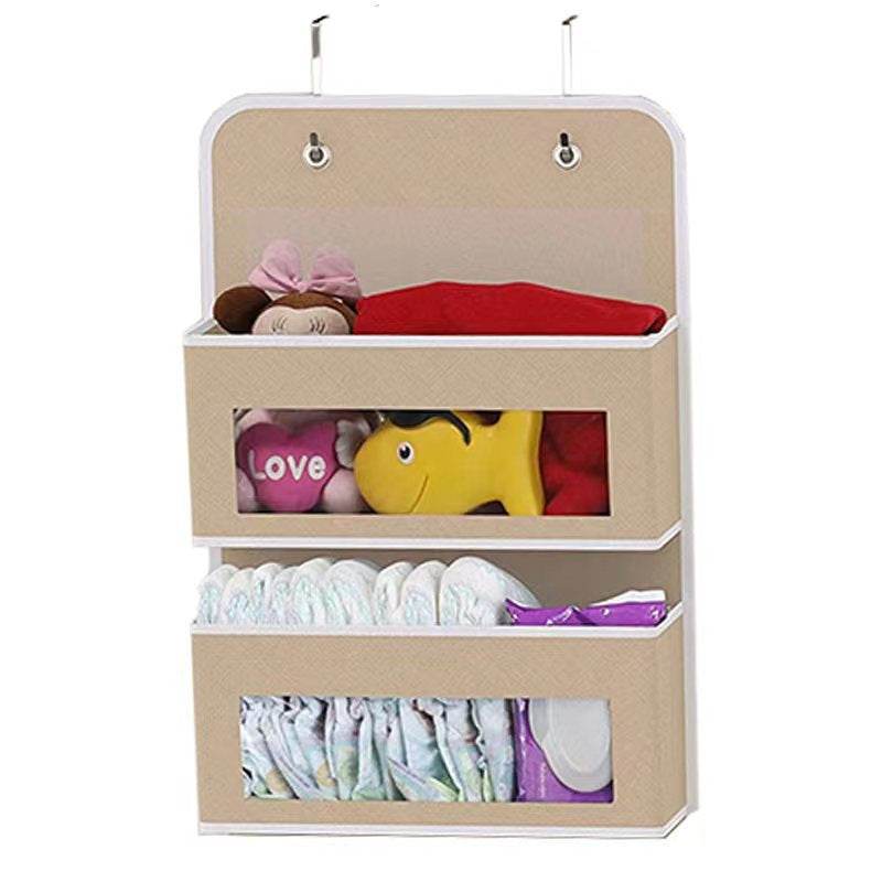 5 - Shelf Hanging Storage: Anti - Tilt, 5 large pockets. Good for bedroom, bathroom, living room (behind - door use).